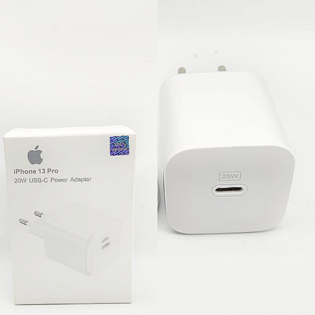 BATOK CHARGER IPHONE 13 PRO MAX 25W USB C | Qeong